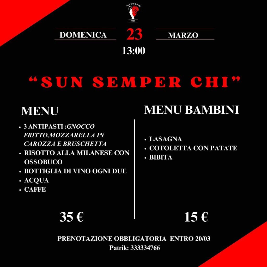 Sun semper chi Milan Club Spread